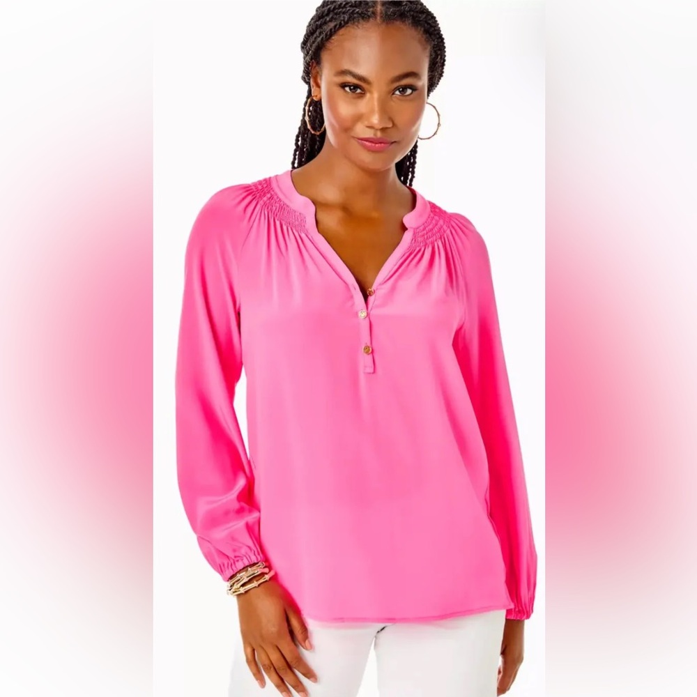 Lilly Pulitzer Silk Elsa Top